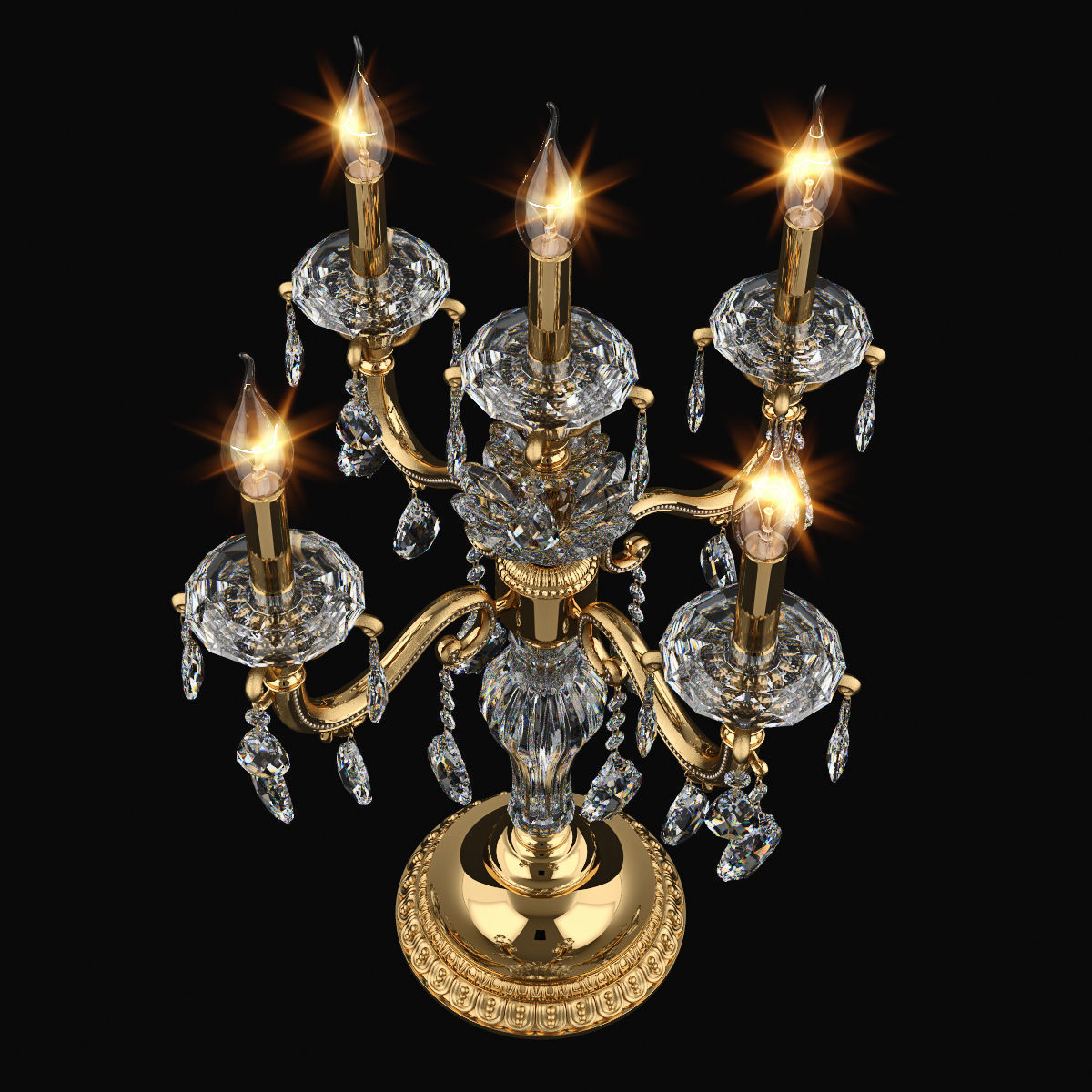 788 Lusso Osgona Collection of Classical Lamps Gold _38