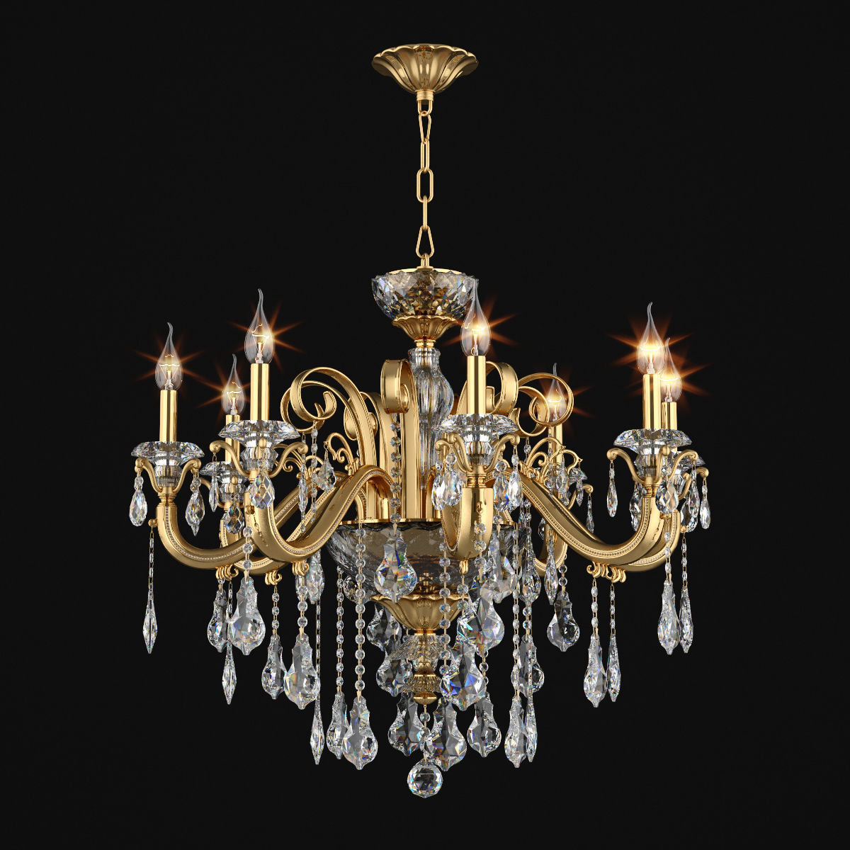 788 Lusso Osgona Collection of Classical Lamps Gold _8