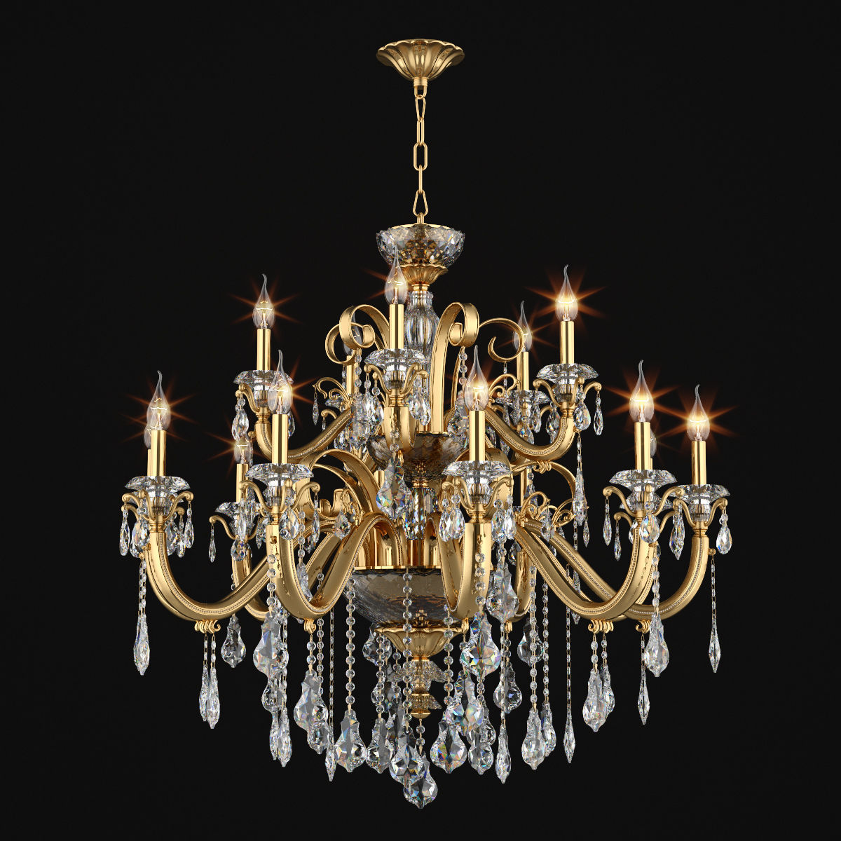 788 Lusso Osgona Collection of Classical Lamps Gold _15