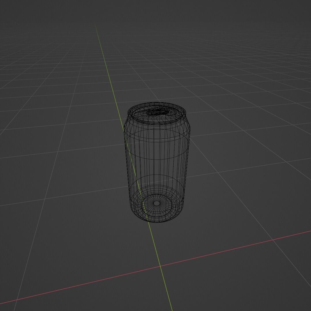 Coca Cola can low-poly pbr  Free low-poly 3D model_3