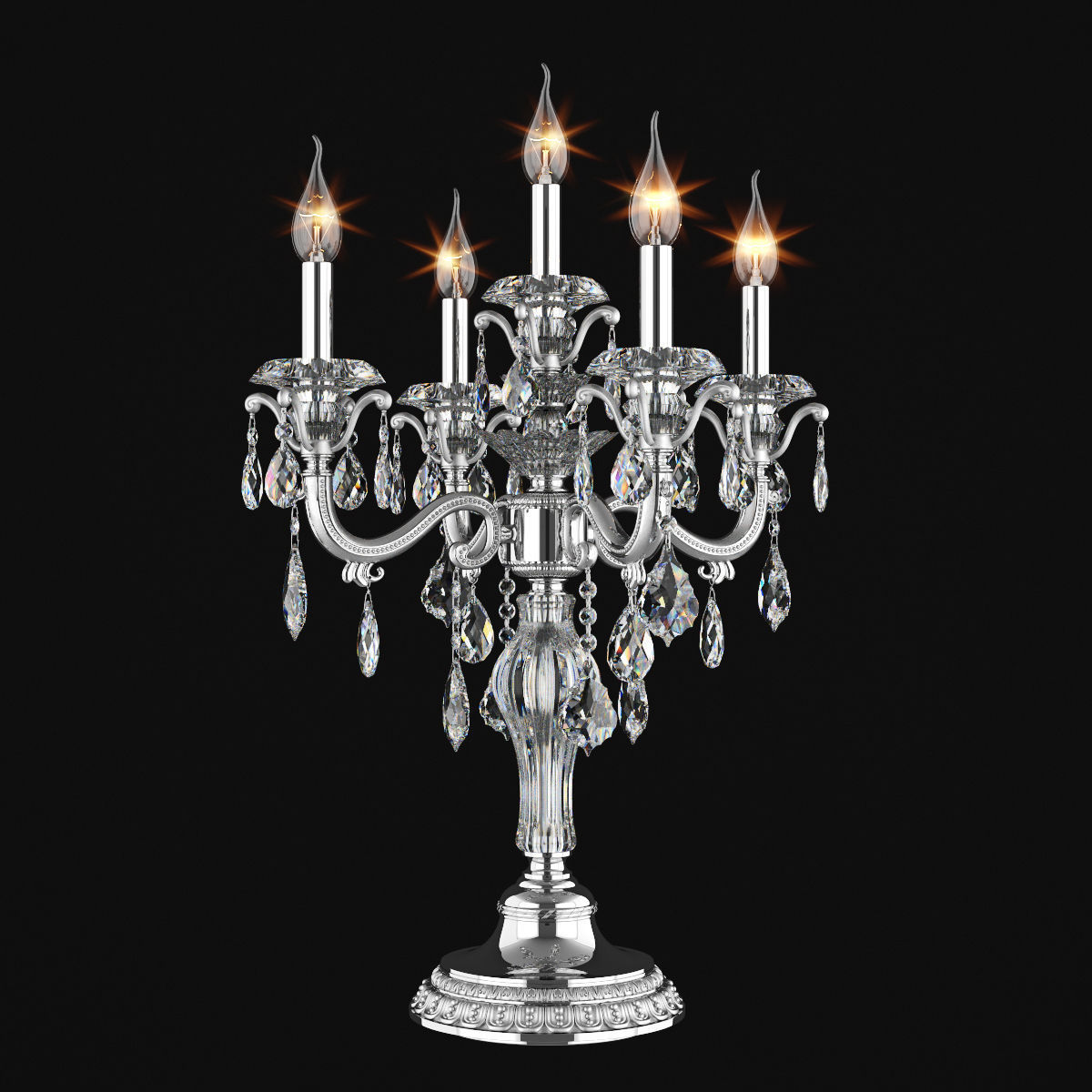 788 Lusso Osgona Collection of Classical Lamps Silver _36