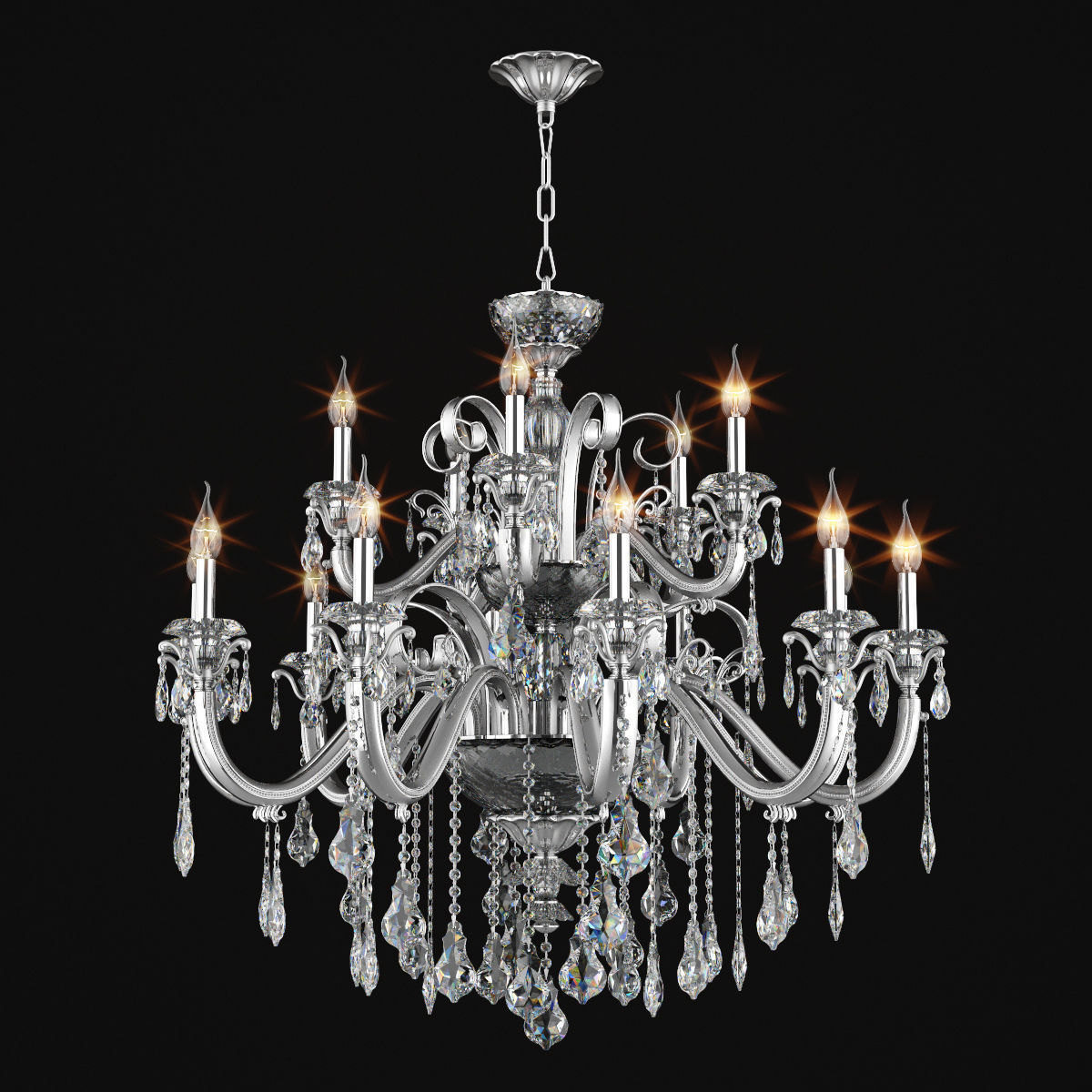 788 Lusso Osgona Collection of Classical Lamps Silver _15