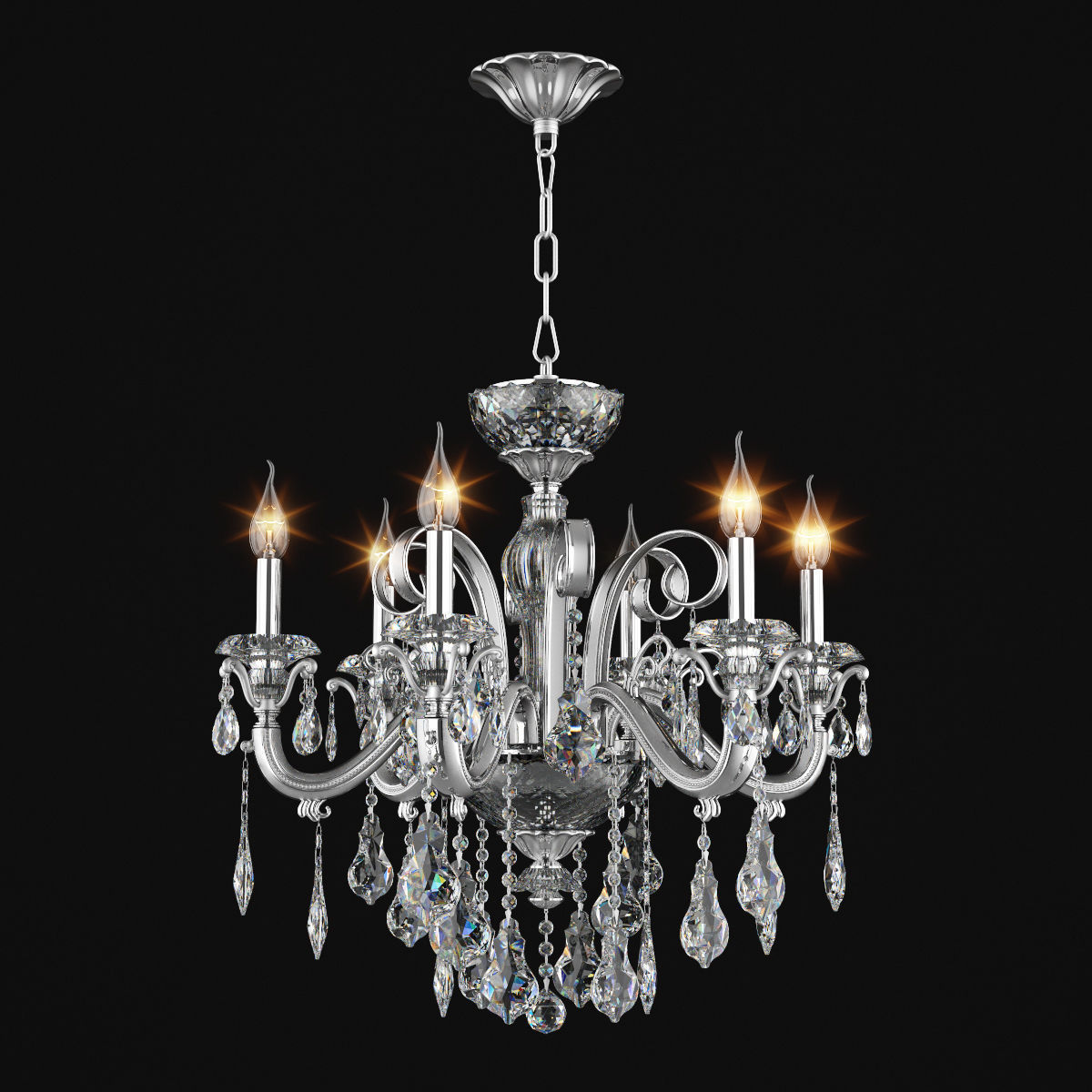 788 Lusso Osgona Collection of Classical Lamps Silver _1