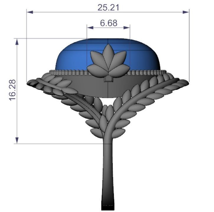 turquoise ring Free 3D print model_3
