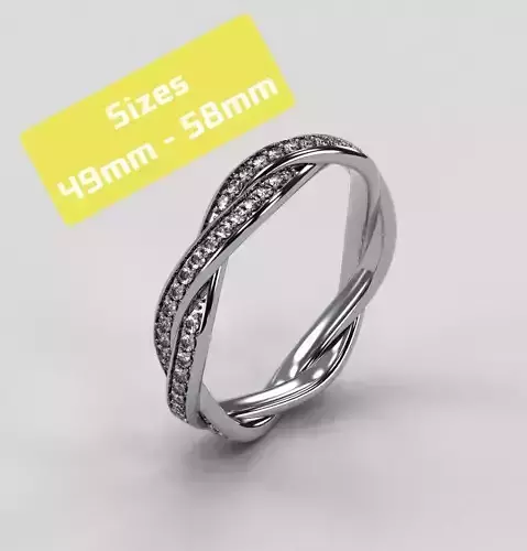 Set of Twisted Rings-A Sizes 49-58