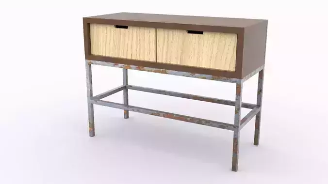 Modern drewer Free 3D model