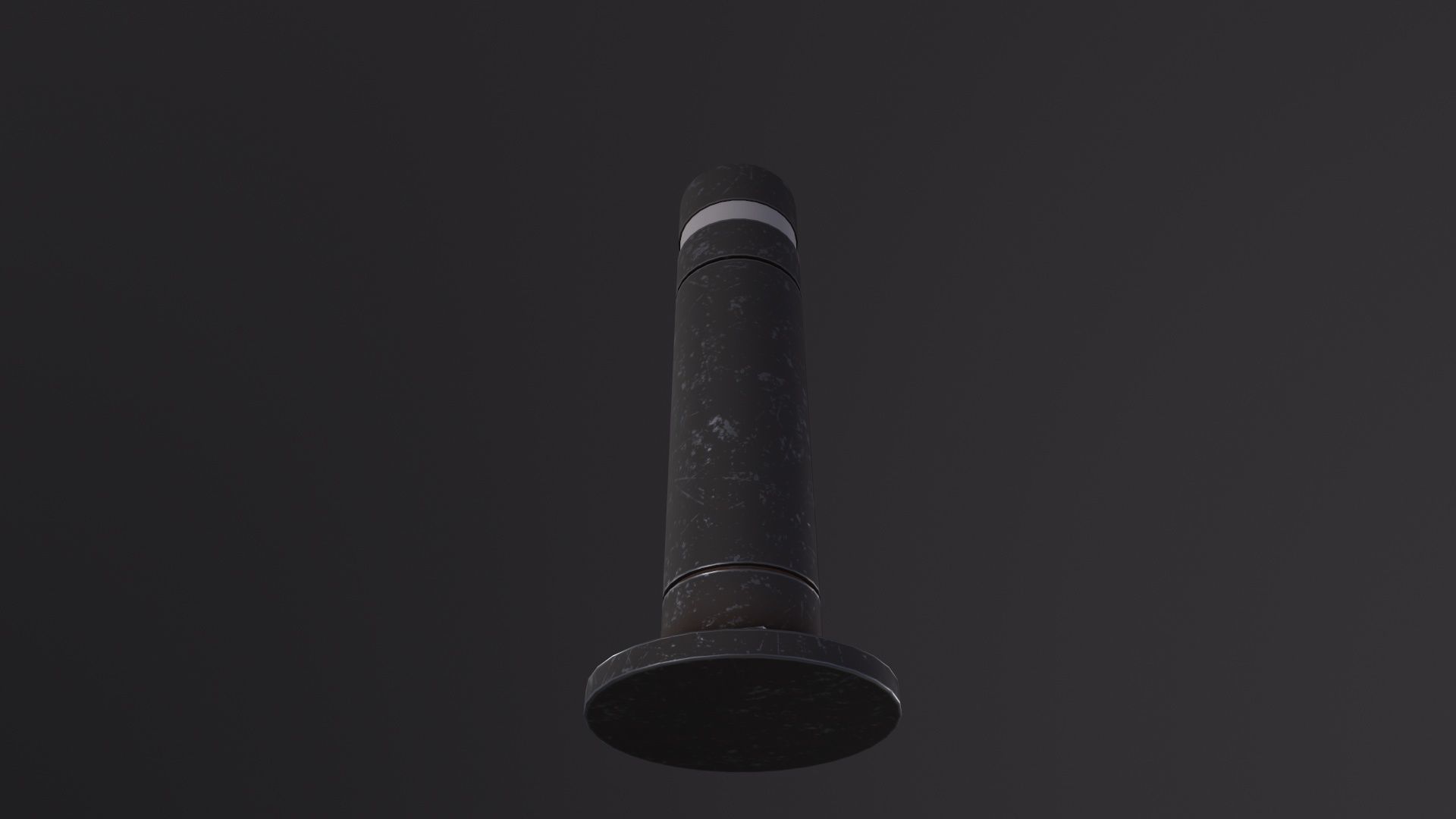 Road Block Pillar 3D Model Low-poly 3D model_5