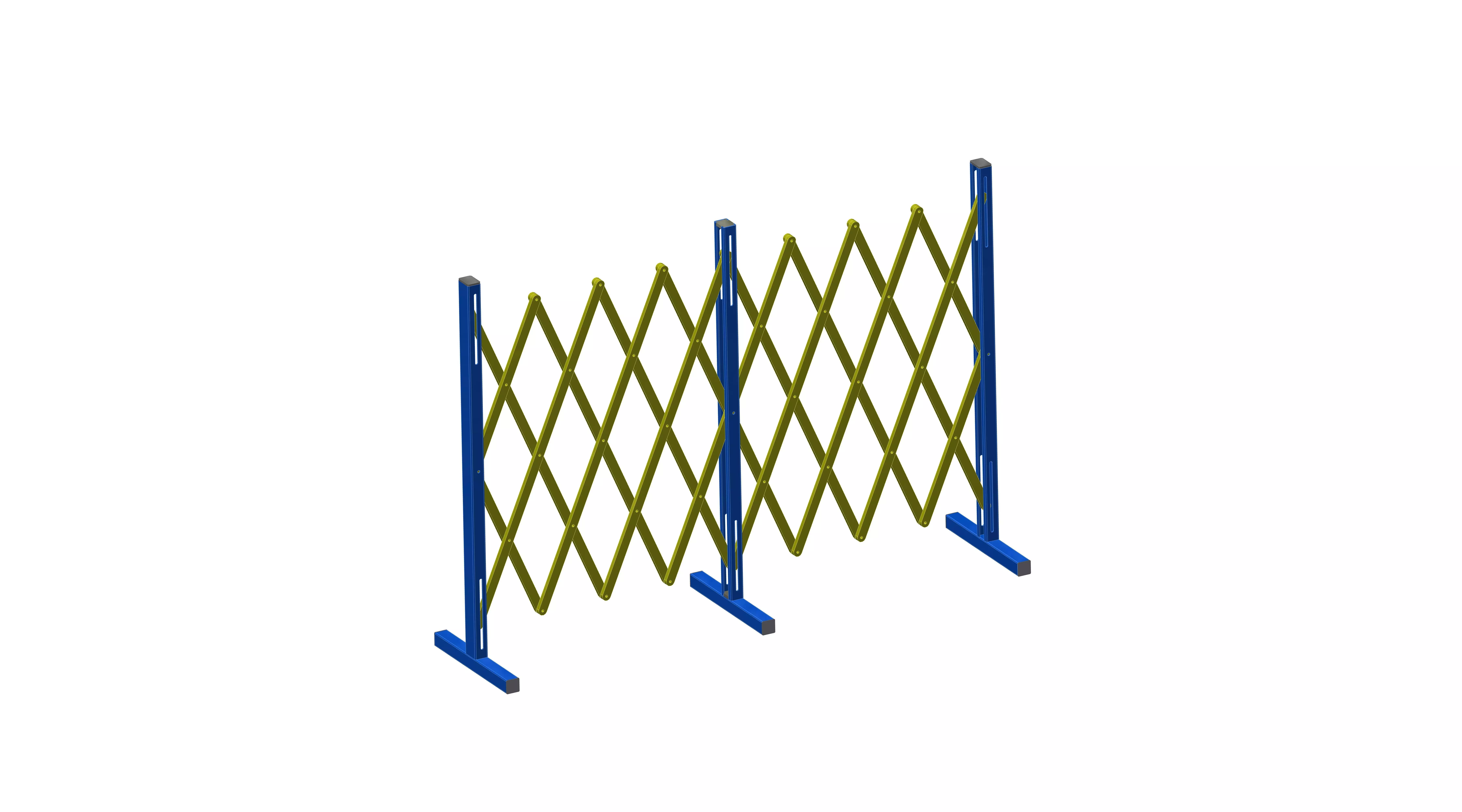 Folding fence Free 3D model