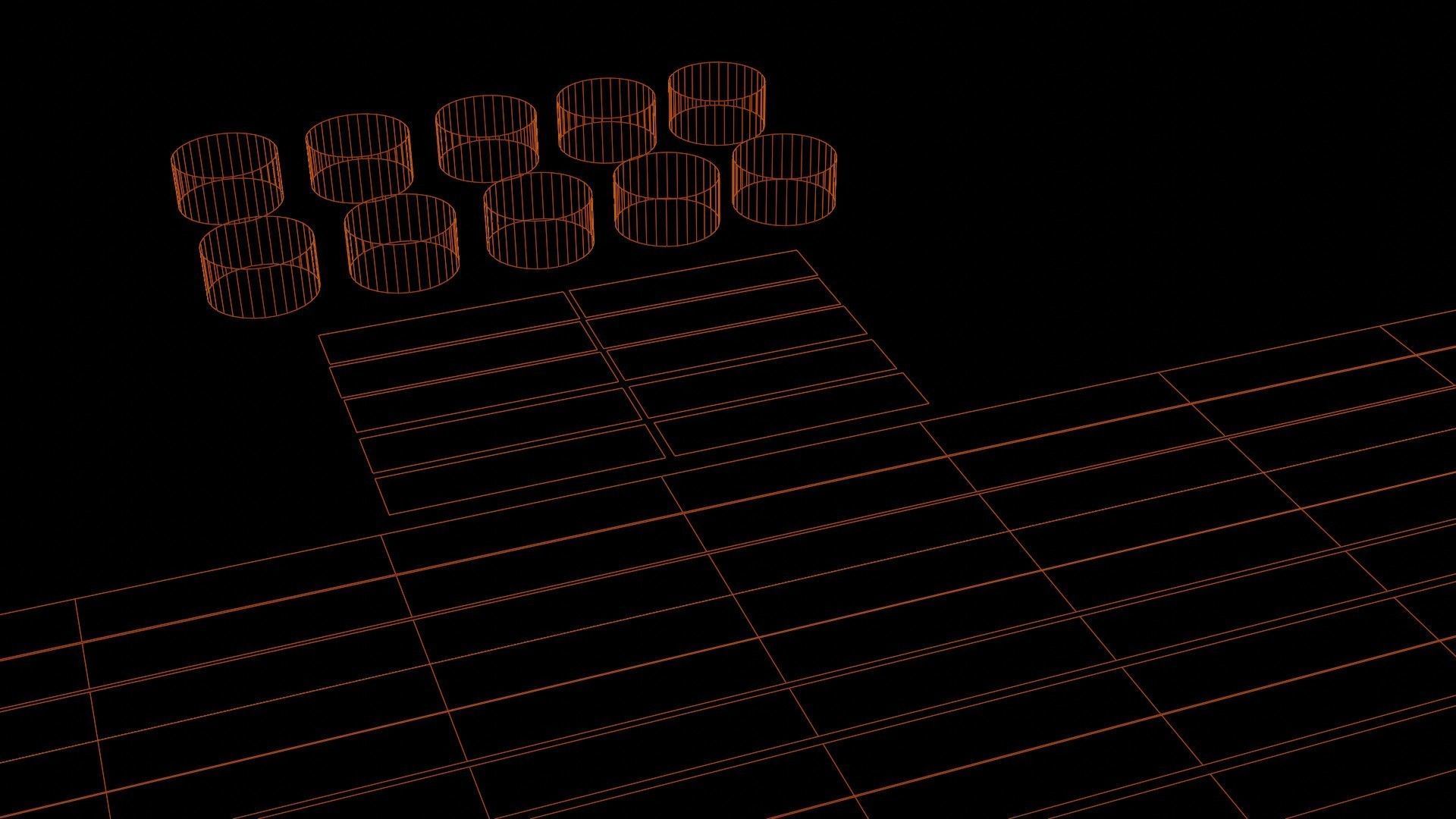 10 Lace Borders and Trims Materials Textures Low-poly 3D model_13