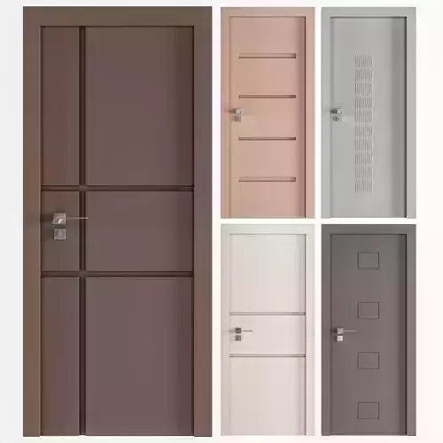 door pvc 01 3D model