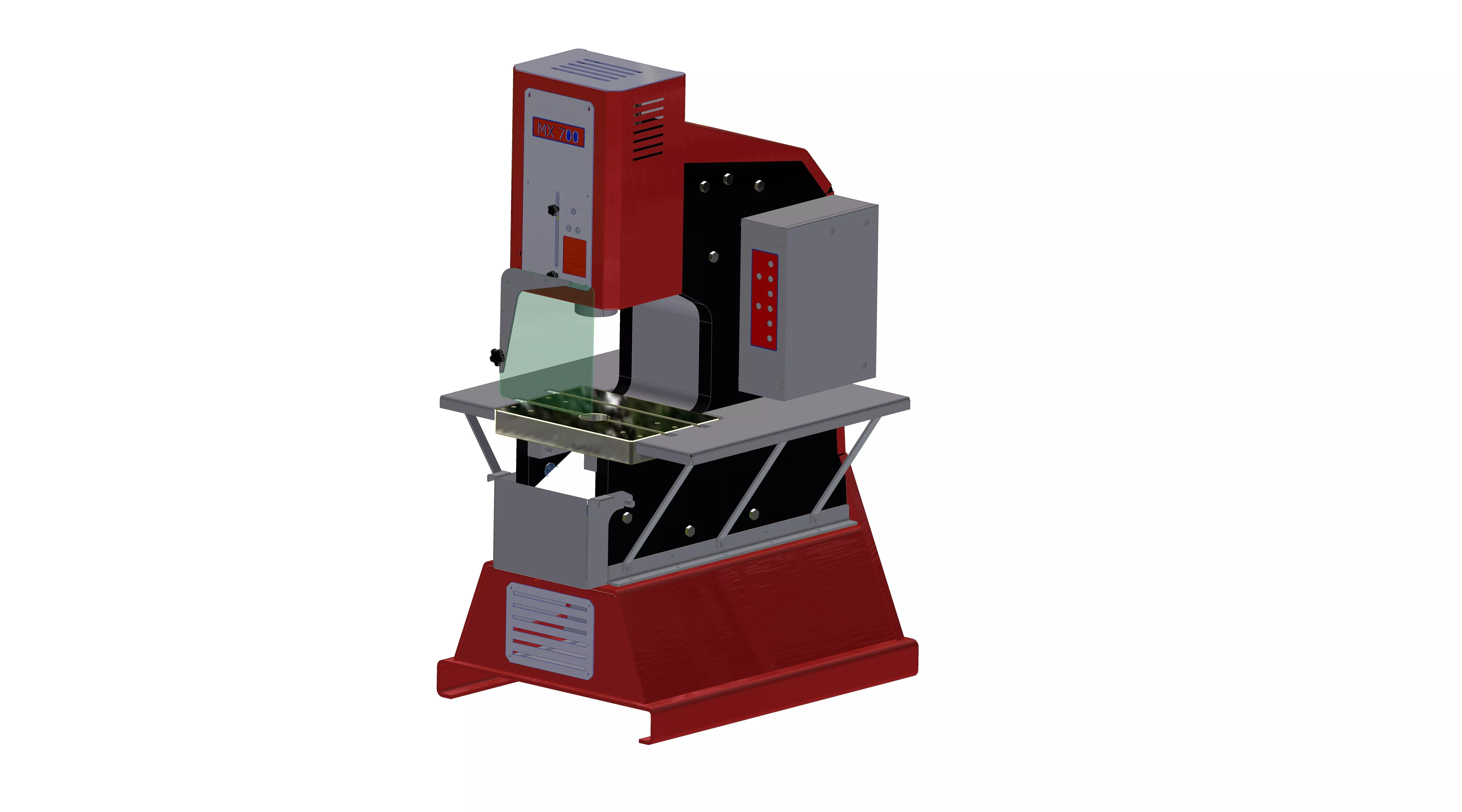 Pressing Machine MX 500 - 50 Tons 3D model