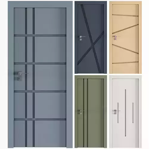 door pvc 02 3D model
