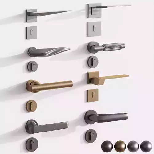 Door knob 01 3D model