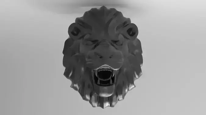 lion ring for men  3D print model