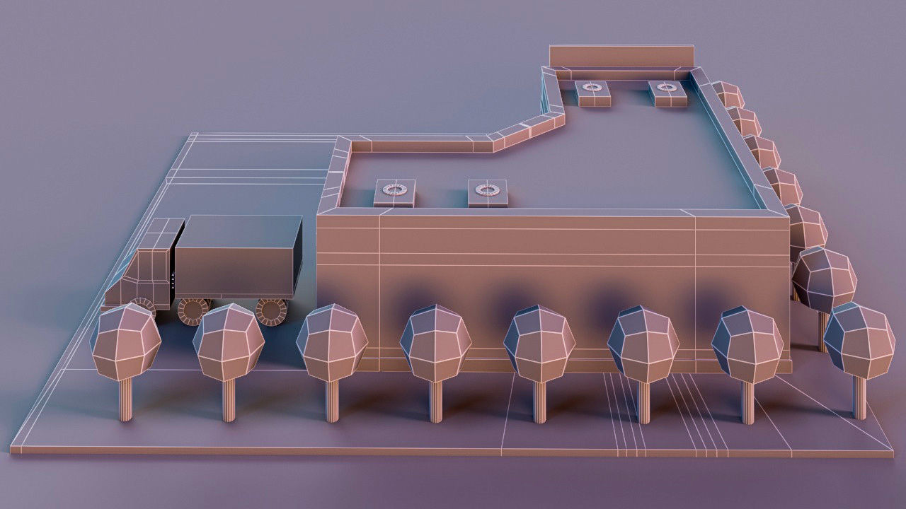 Low Poly Supermarket- Low Poly Assets Low-poly 3D model Low-poly 3D model_5