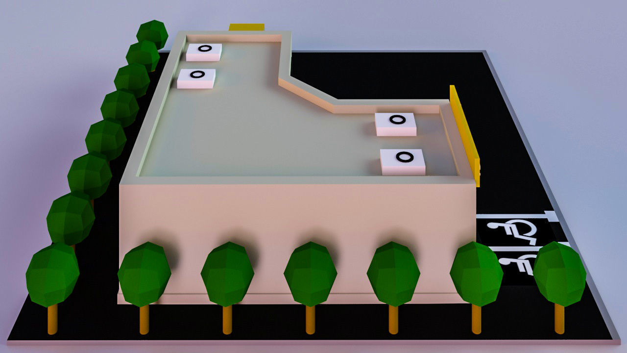 Low Poly Supermarket- Low Poly Assets Low-poly 3D model Low-poly 3D model_3