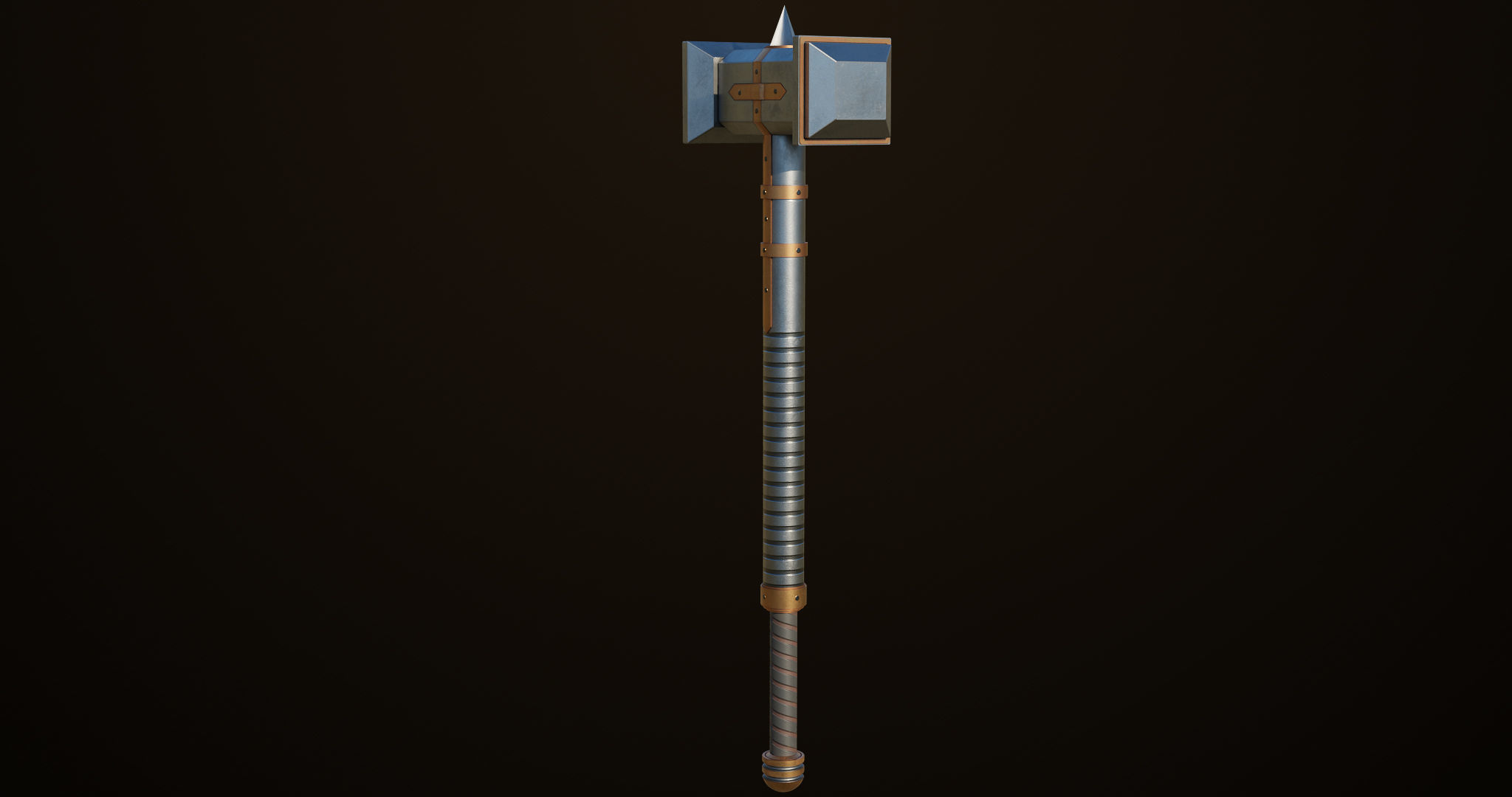 5 Battle Hammers Collection All PBR Unity UE Textures Included _23