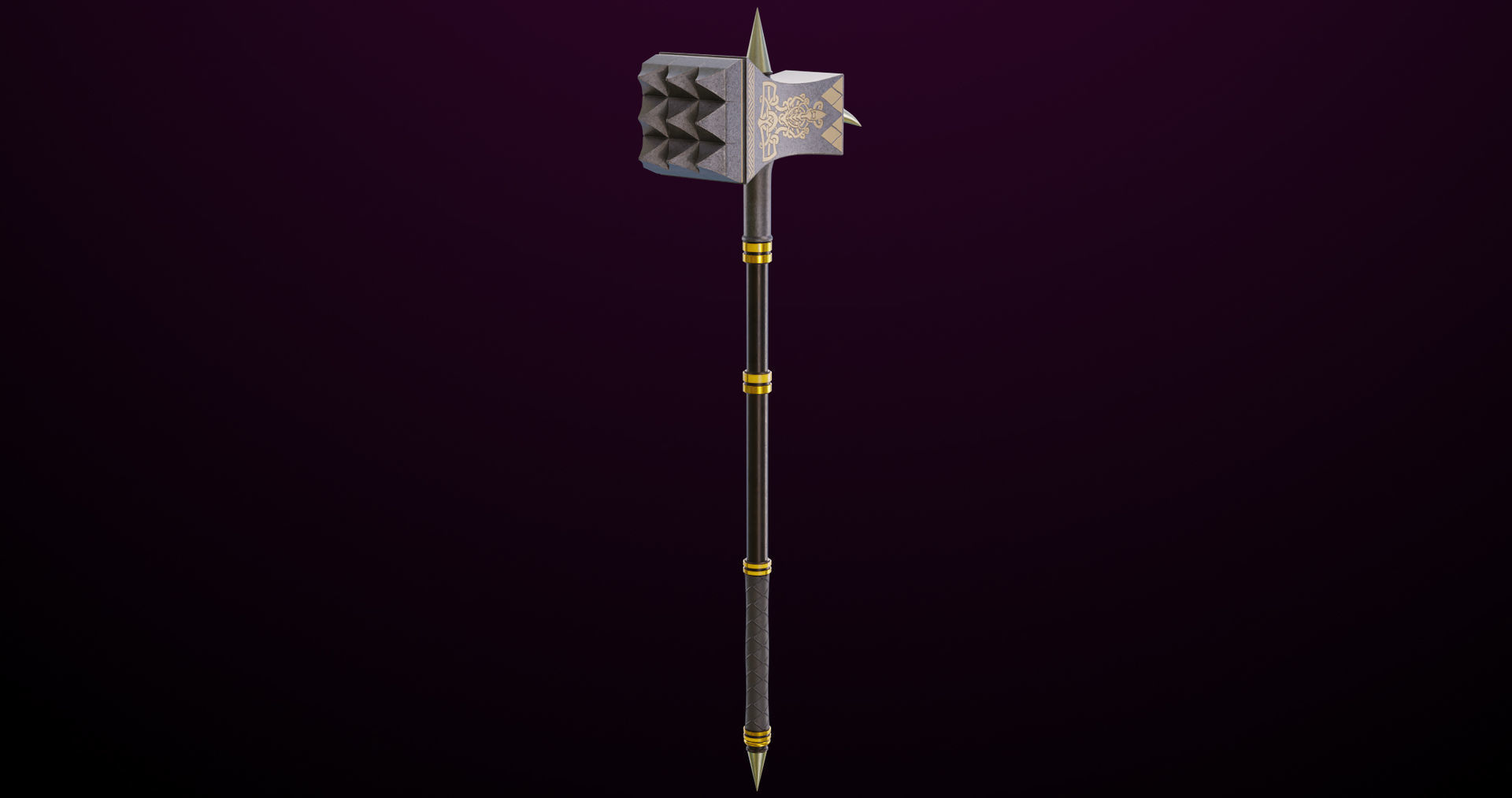 5 Battle Hammers Collection All PBR Unity UE Textures Included _16