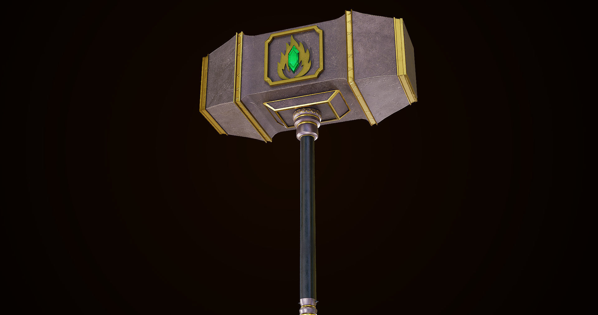 5 Battle Hammers Collection All PBR Unity UE Textures Included _11