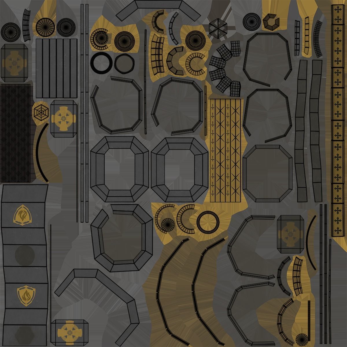 5 Battle Hammers Collection All PBR Unity UE Textures Included _32