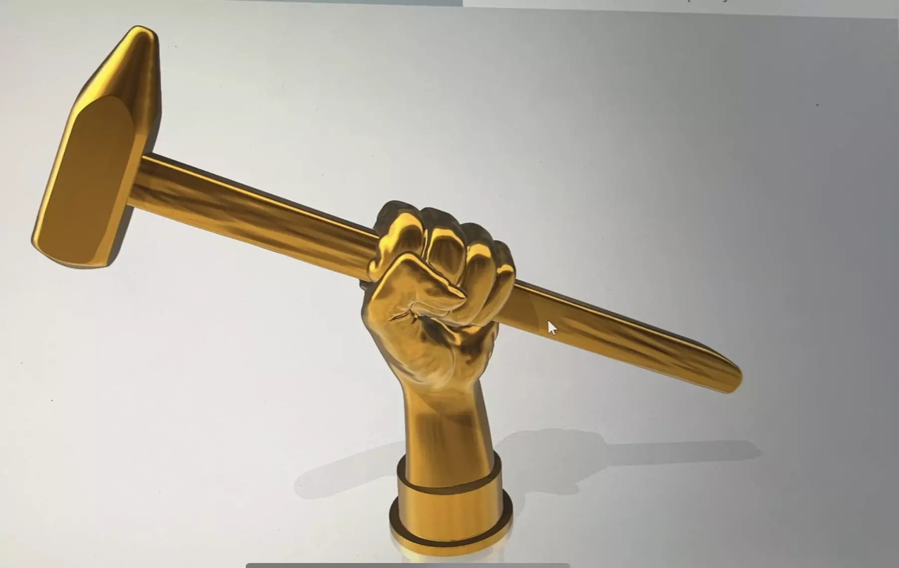 Trophy - Automotive or Handworker 3D model