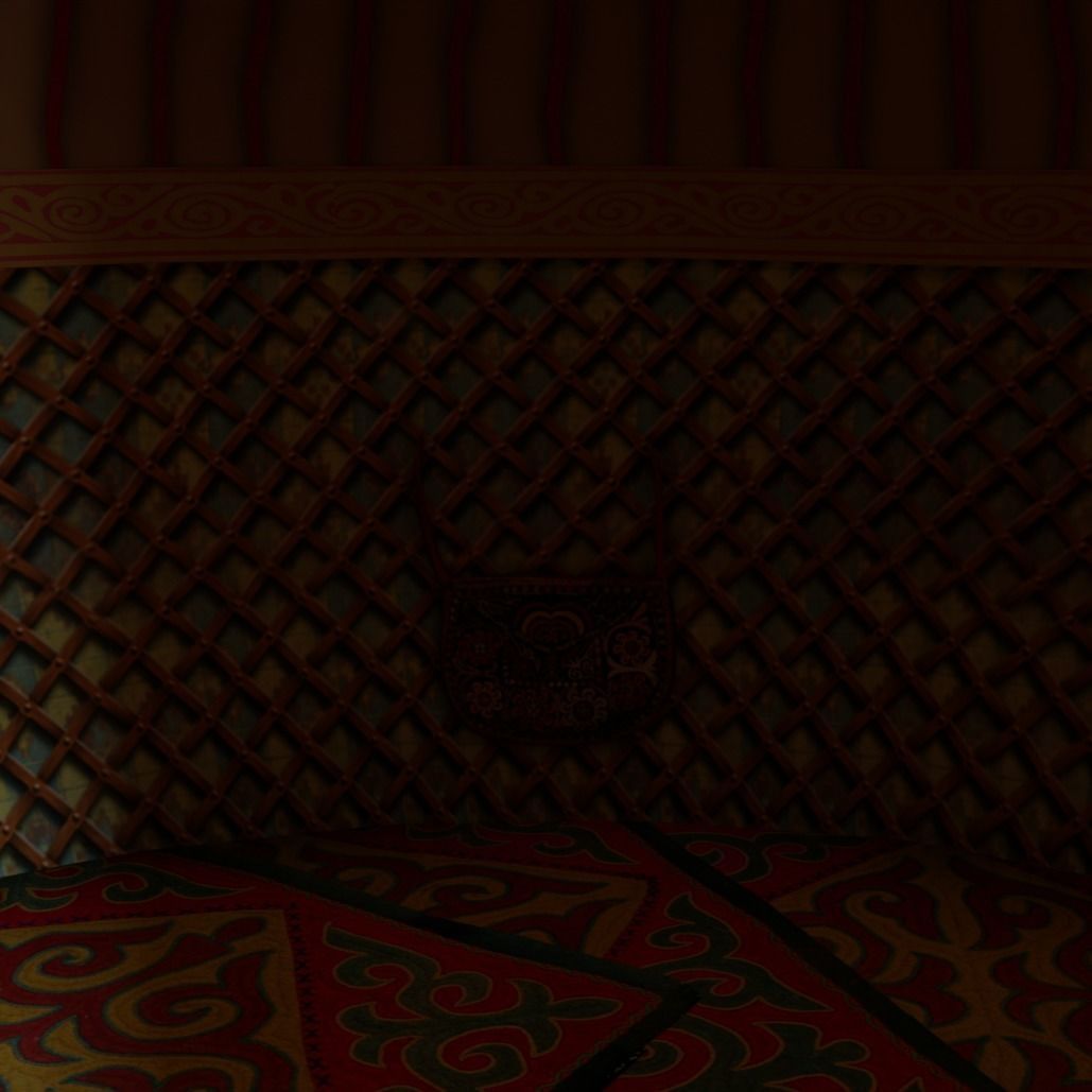 Cartoon Yurt 1 - Low Poly Game Ready Low-poly 3D model_6