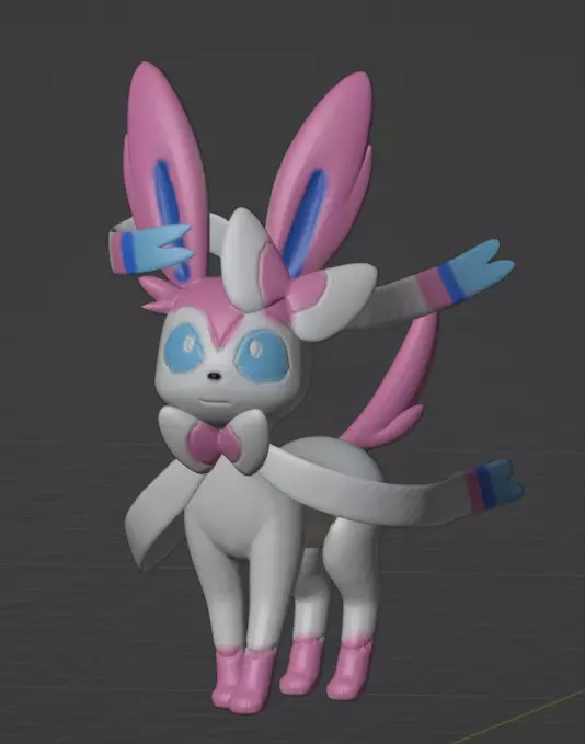 Sylveon 3D print model_0