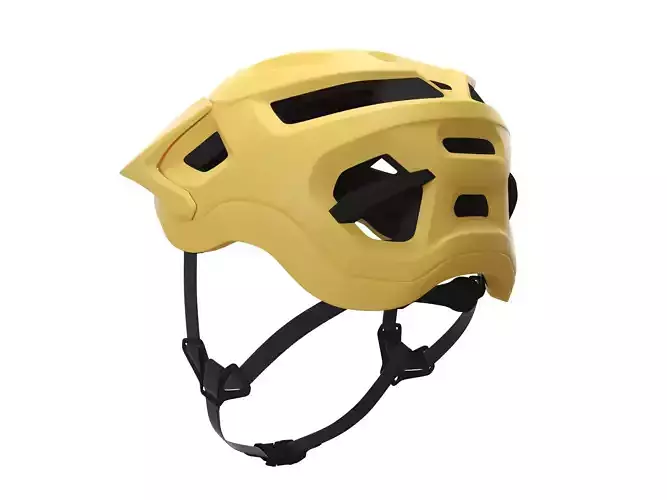 Yellow Helmet 3D model