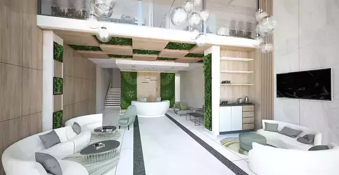 dental clinic 3D model