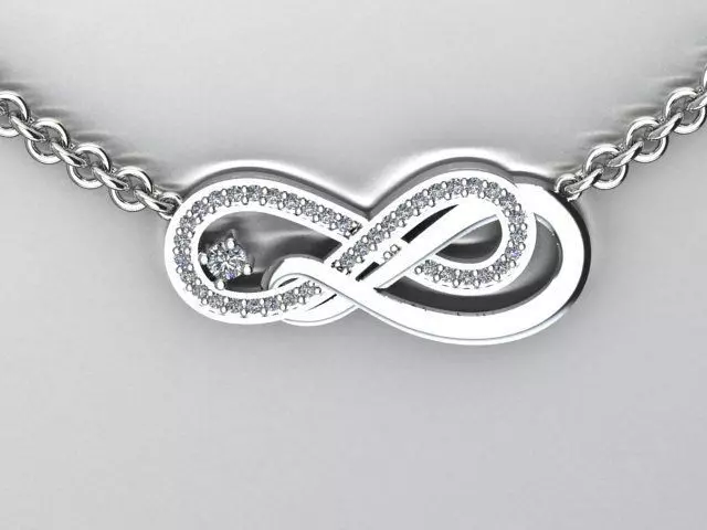 infiniti pendant 3D print model