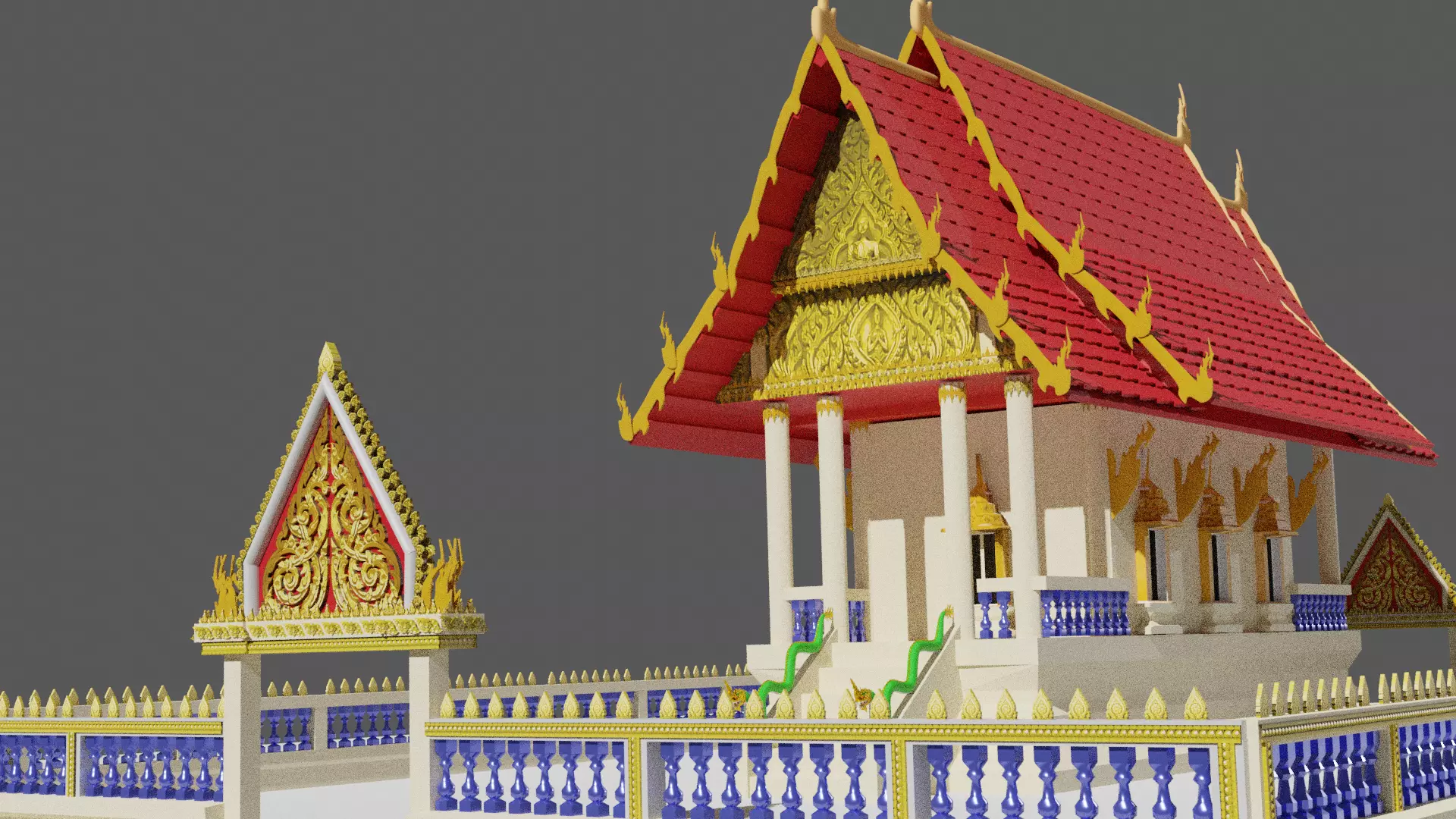 thaitemple Low-poly 3D model