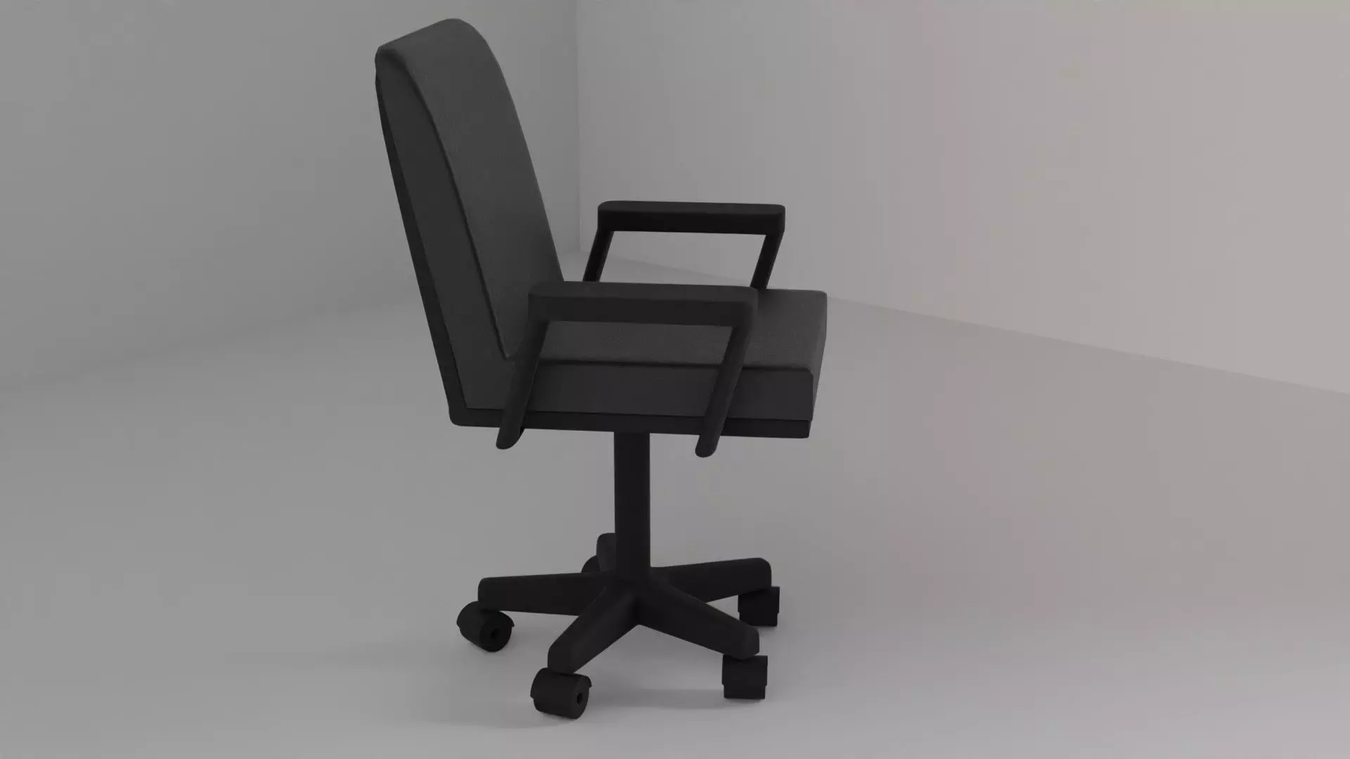 office chair Free low-poly 3D model_0