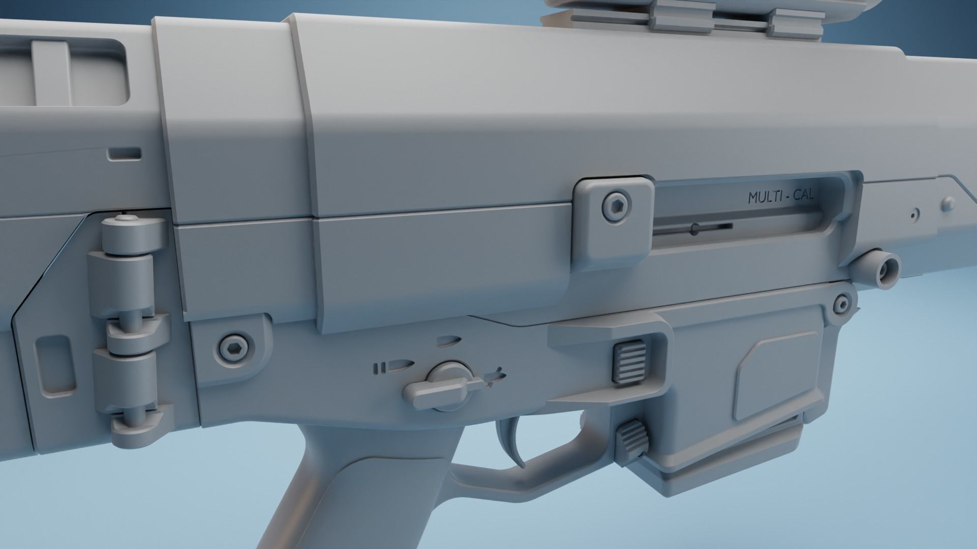 KV-Oblivion Jacks Rifle - Full Size 3D print model_6