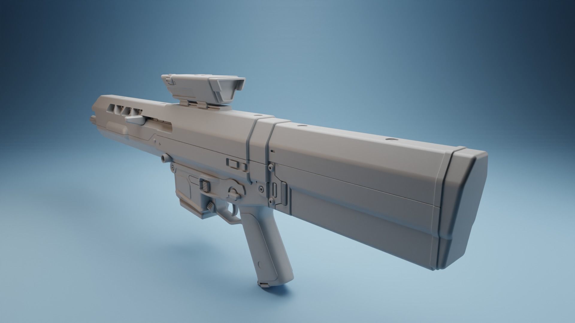 KV-Oblivion Jacks Rifle - Full Size 3D print model_2