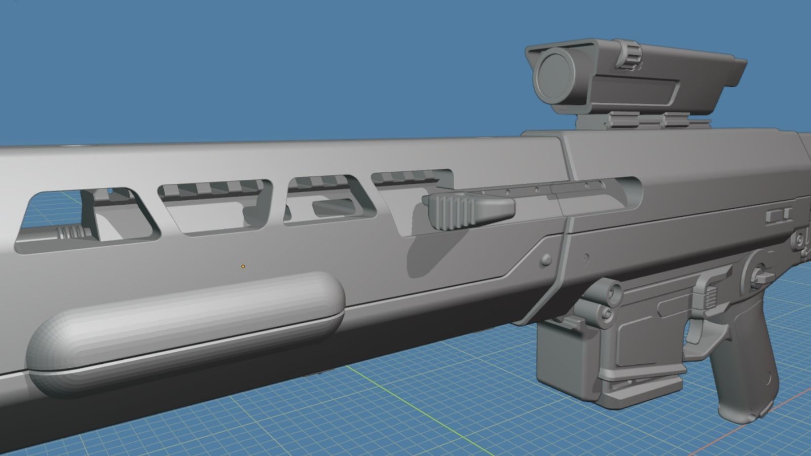 KV-Oblivion Jacks Rifle - Full Size 3D print model_11