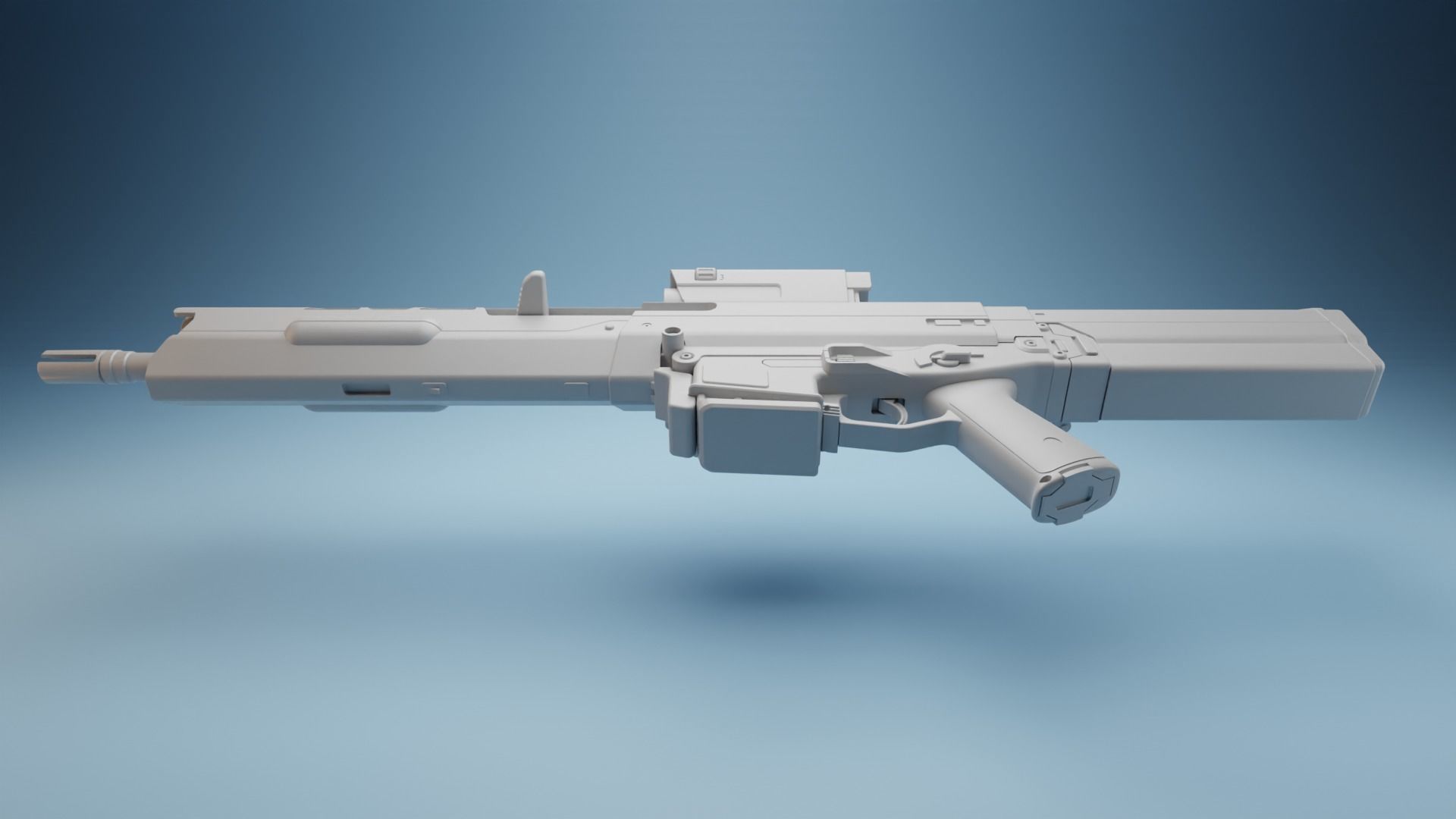 KV-Oblivion Jacks Rifle - Full Size 3D print model_4