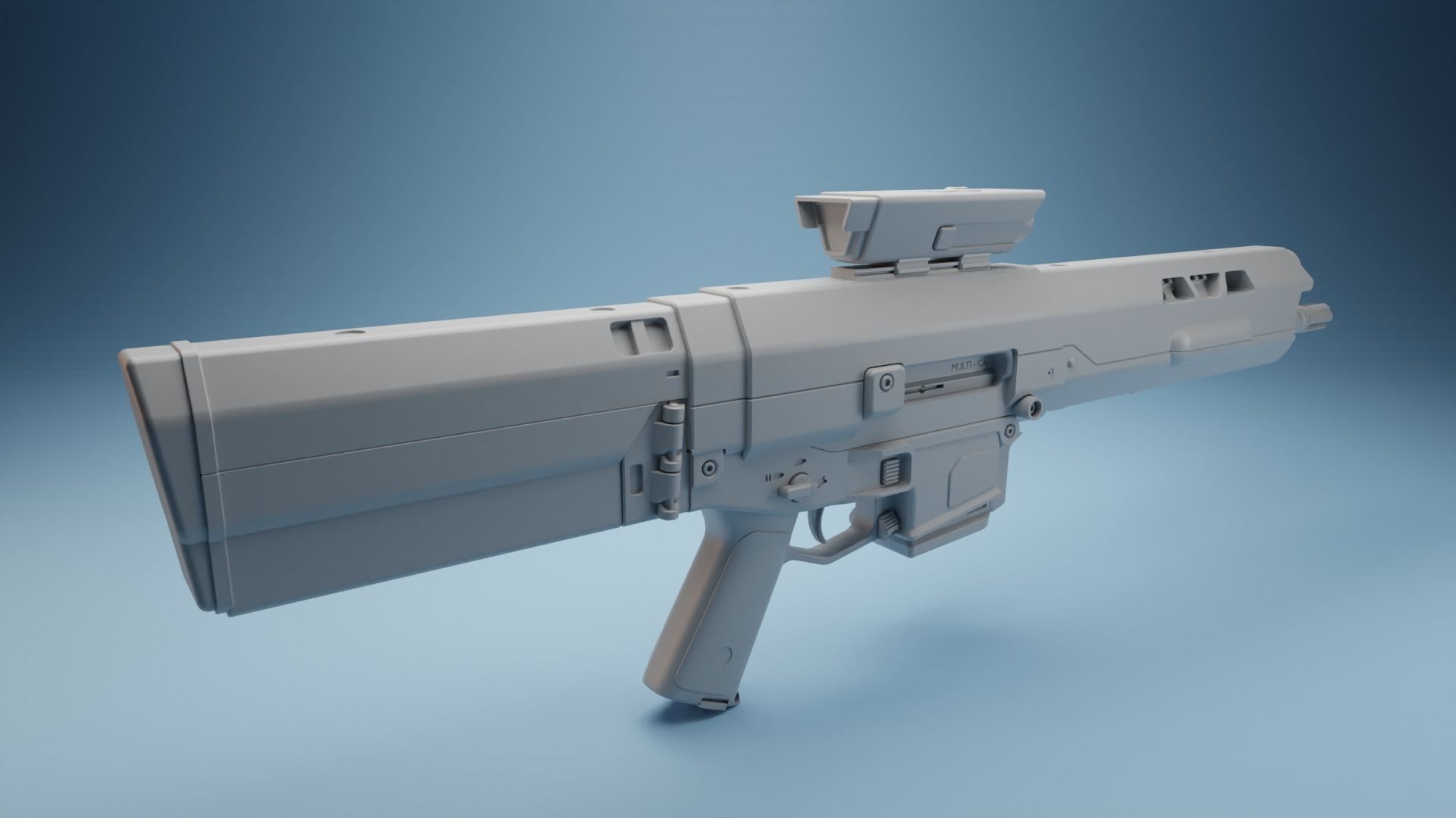 KV-Oblivion Jacks Rifle - Full Size 3D print model_3