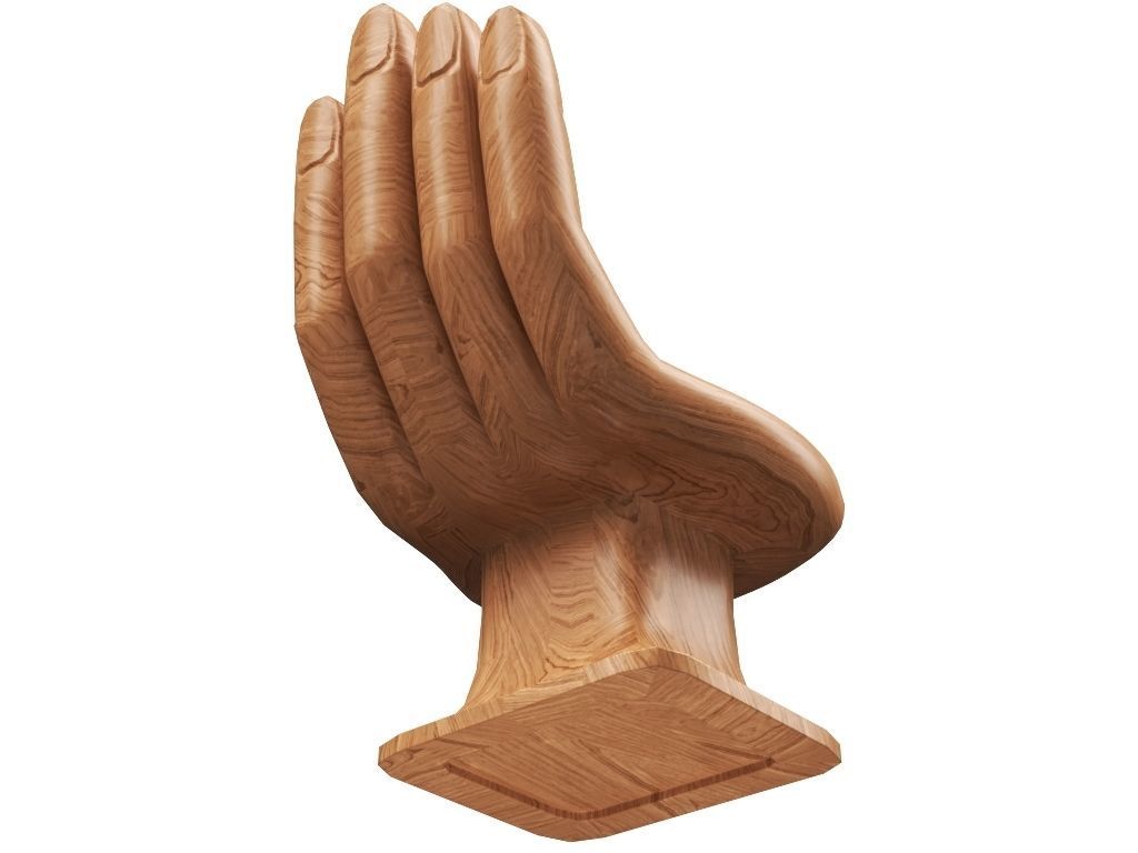 Hand Chair 3D model_13