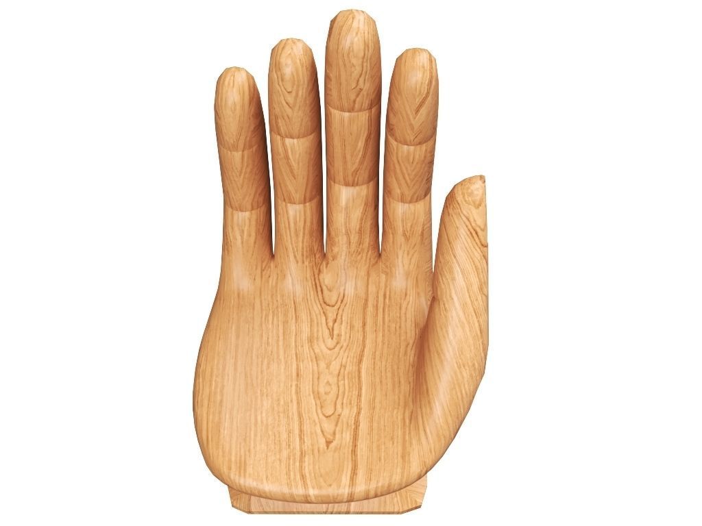 Hand Chair 3D model_8