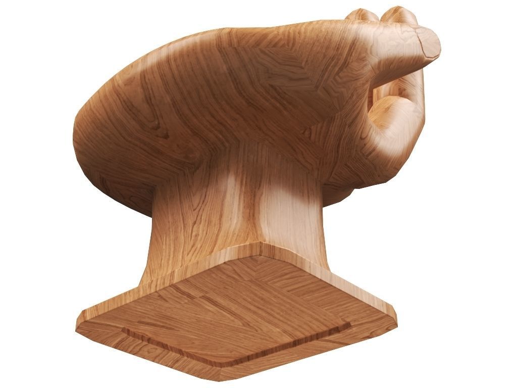 Hand Chair 3D model_12