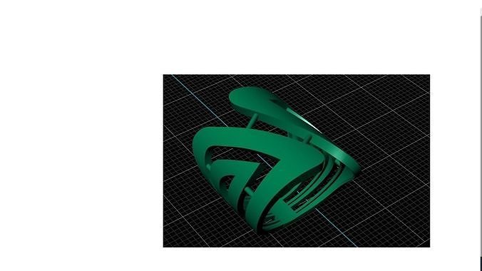 Casual ring 3D print model