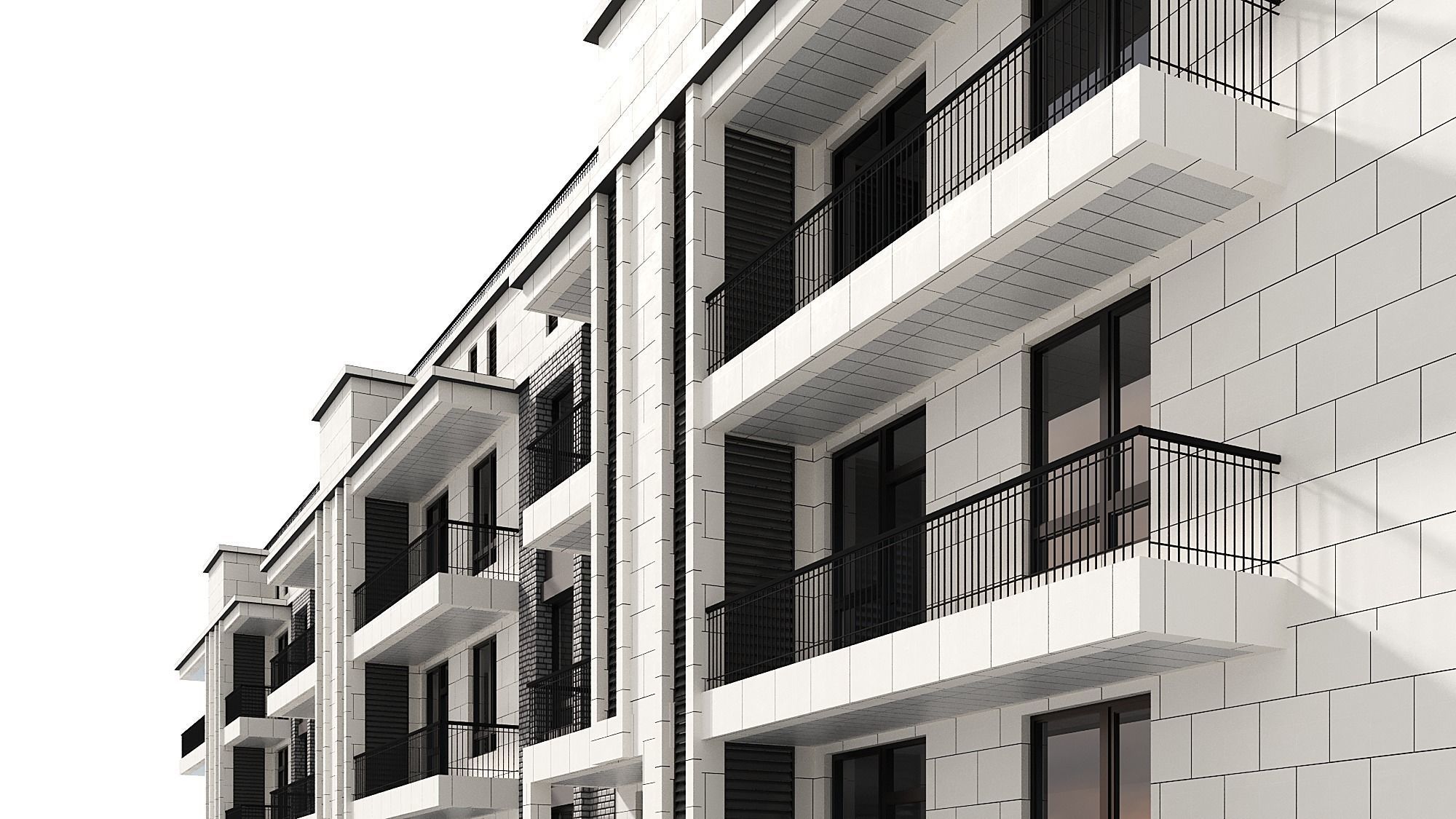 Residential Building 007 3D model_3