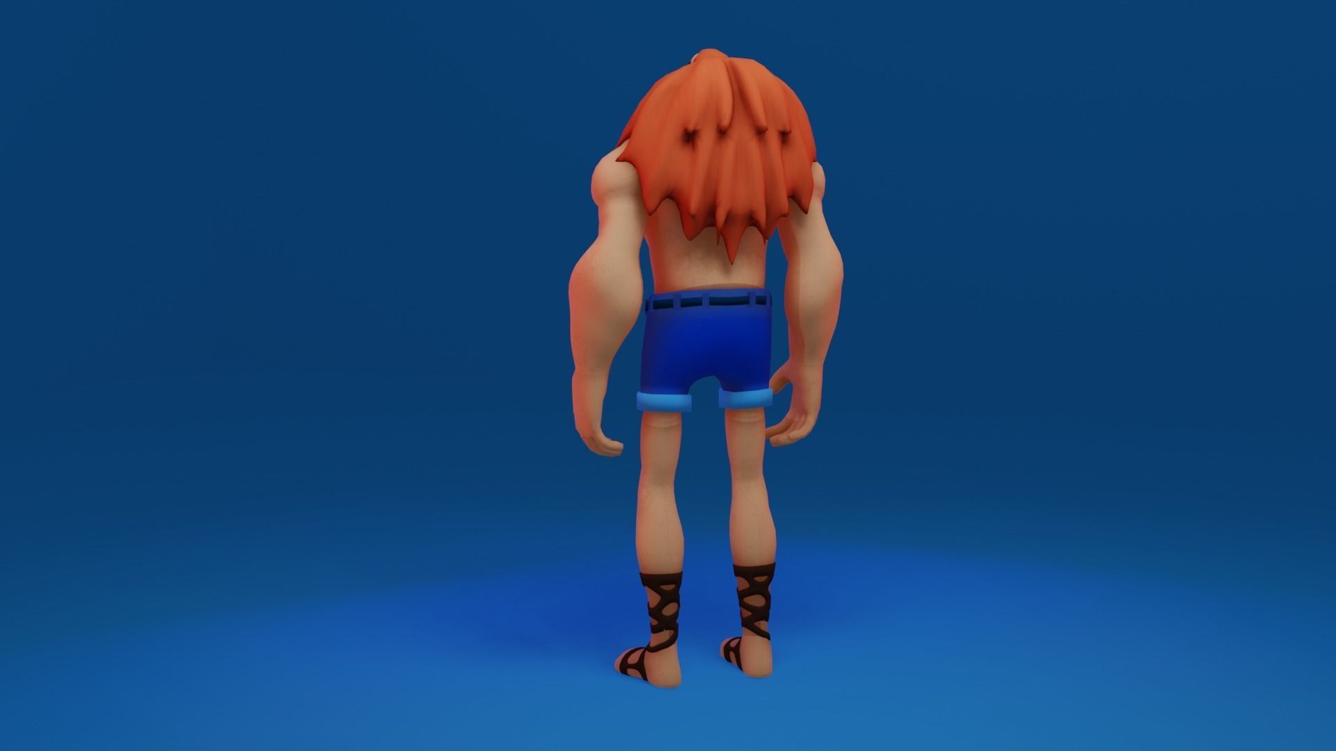 Character Low-poly 3D model_25