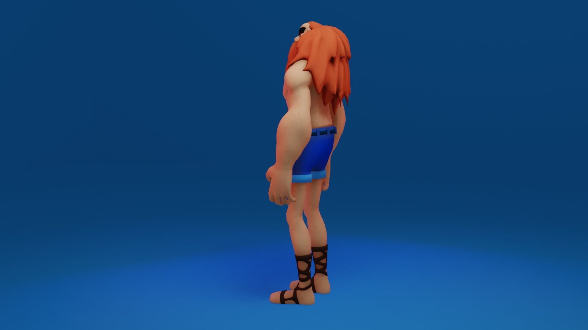 Character Low-poly 3D model_26
