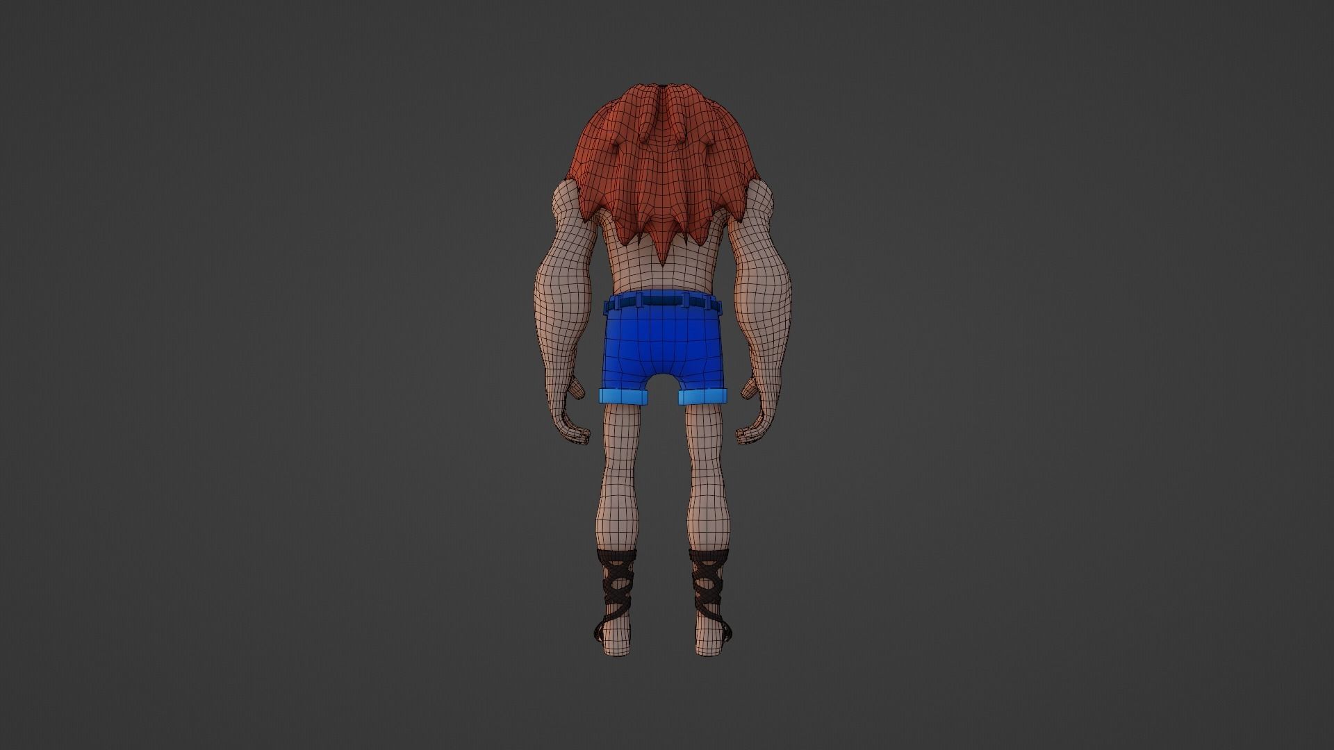 Character Low-poly 3D model_37