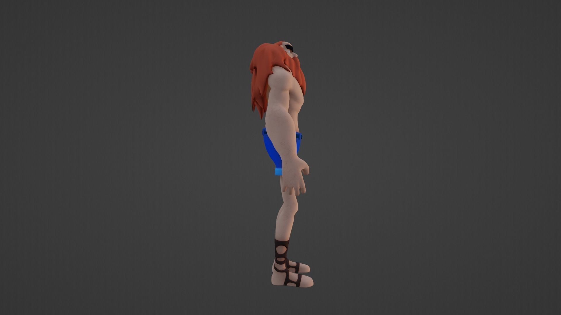 Character Low-poly 3D model_18