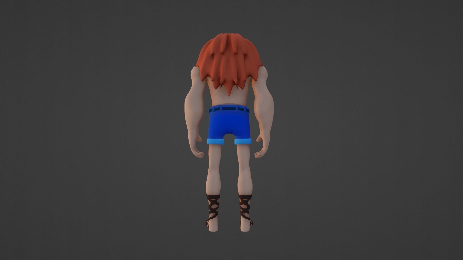 Character Low-poly 3D model_42
