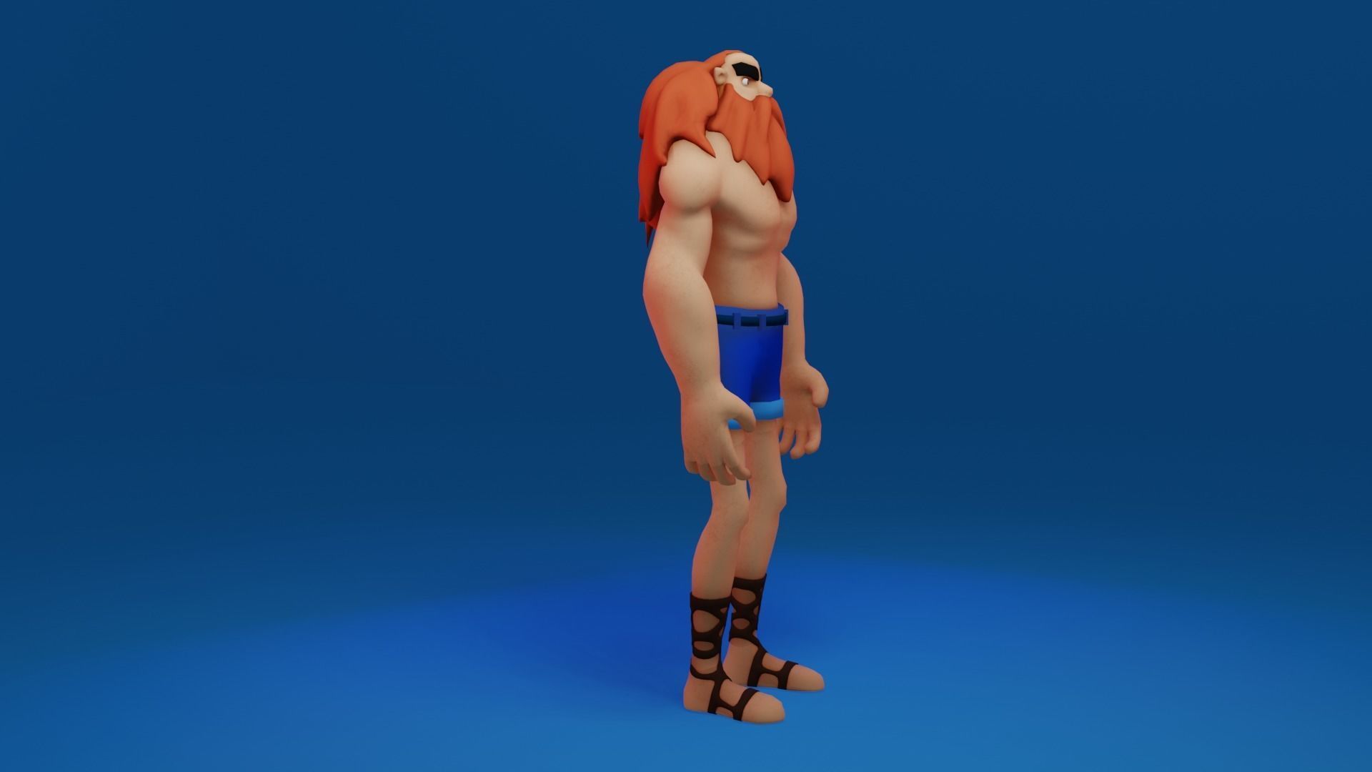 Character Low-poly 3D model_22