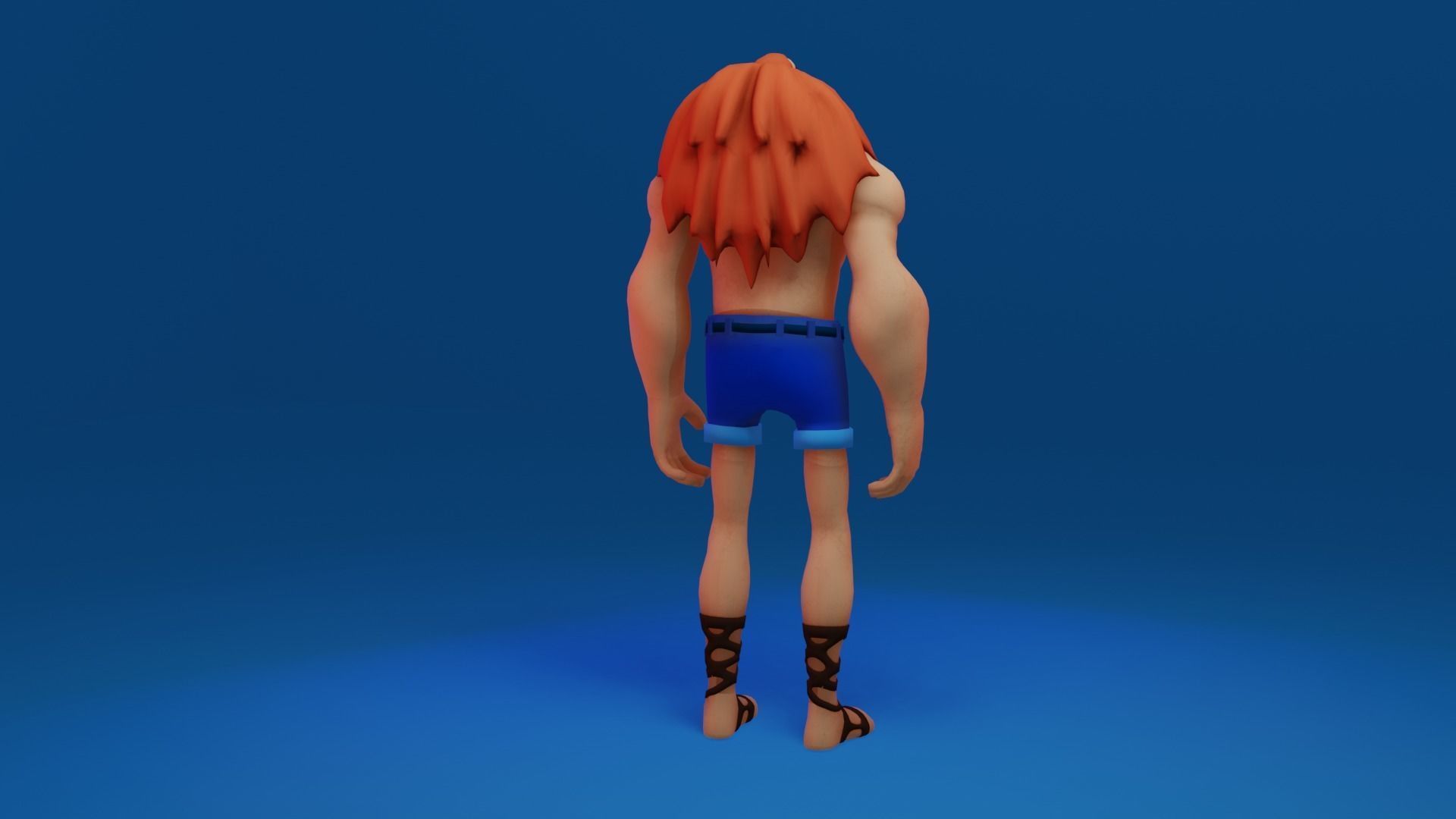 Character Low-poly 3D model_24