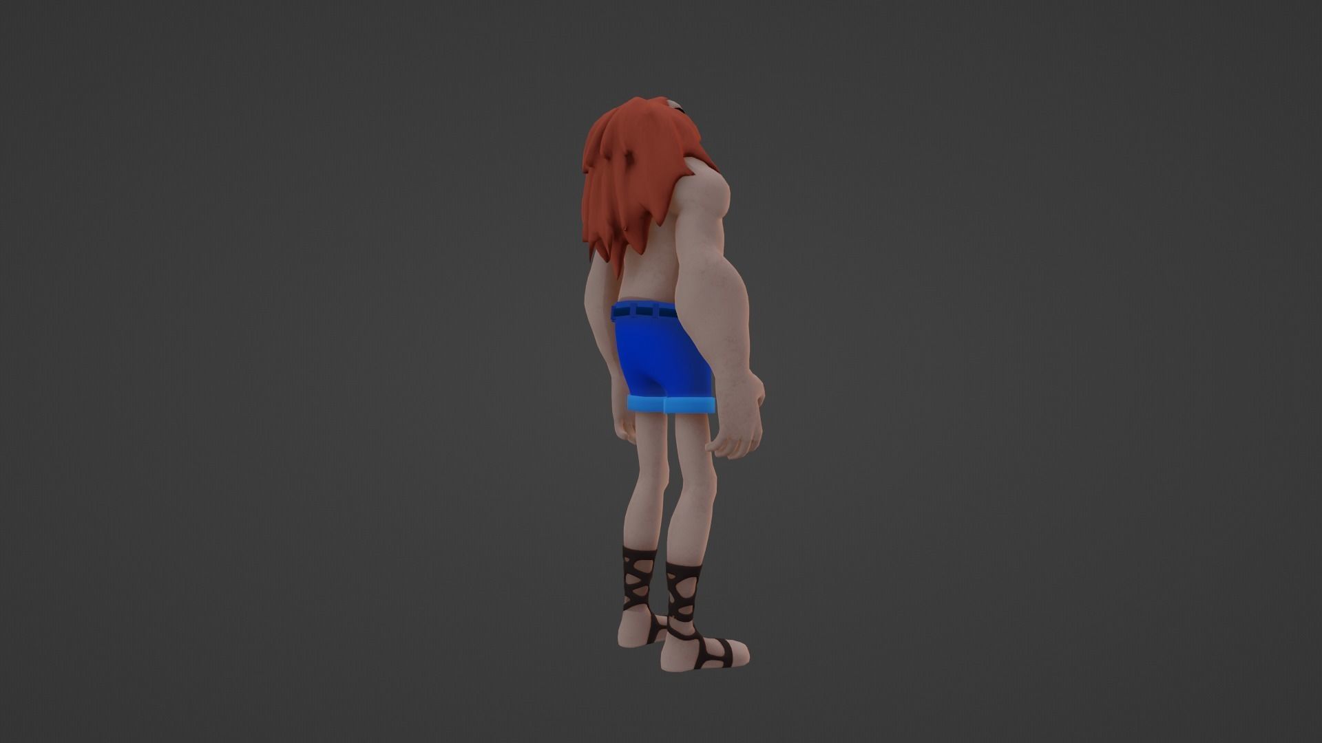 Character Low-poly 3D model_43